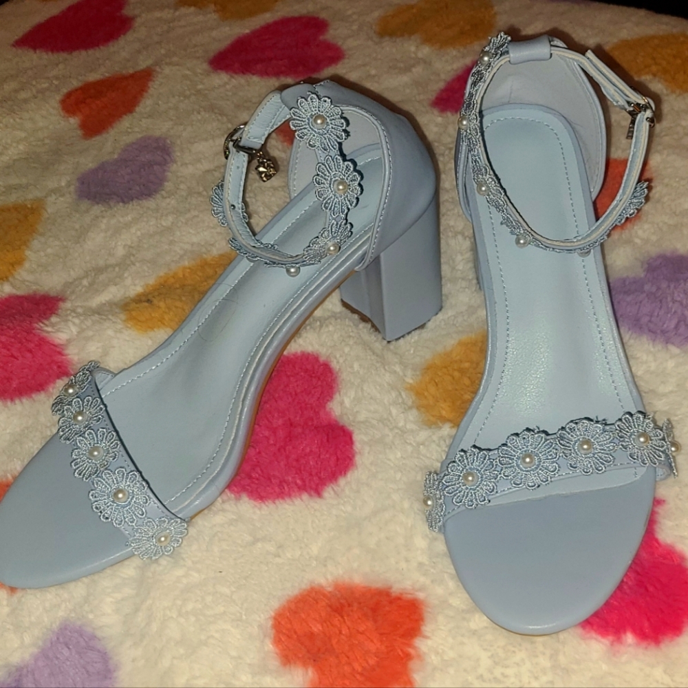 Pastel Blue Women's Heels